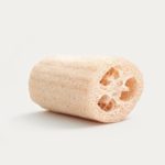 Natural loofah sponge with rope